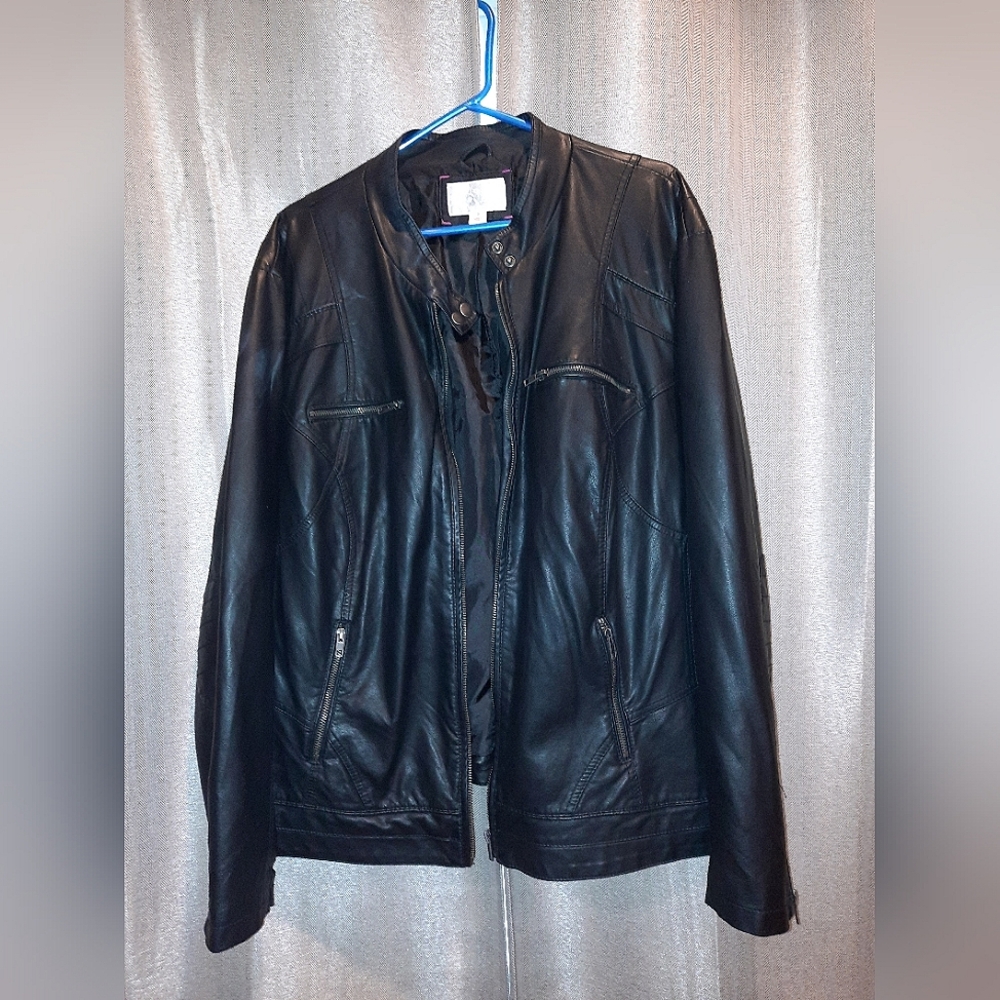 Like New Faux Leather Moto Jacket